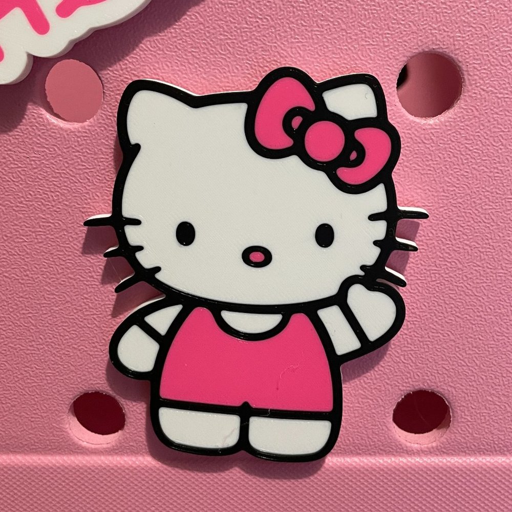 Screw Back Style Set of 3 Hello Kitty Bogg Charms-Hello Kitty Bogg Charms - Picture 3 of 4